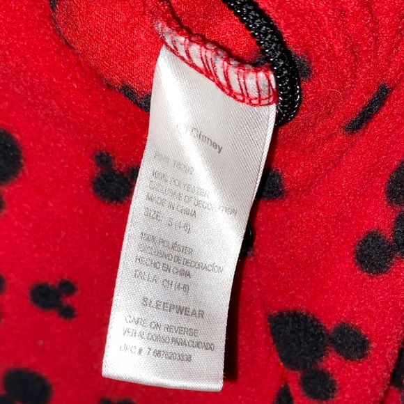 Disney • All-Over Mickey Silhouette • Footie Sleeper - Picture 4 of 5